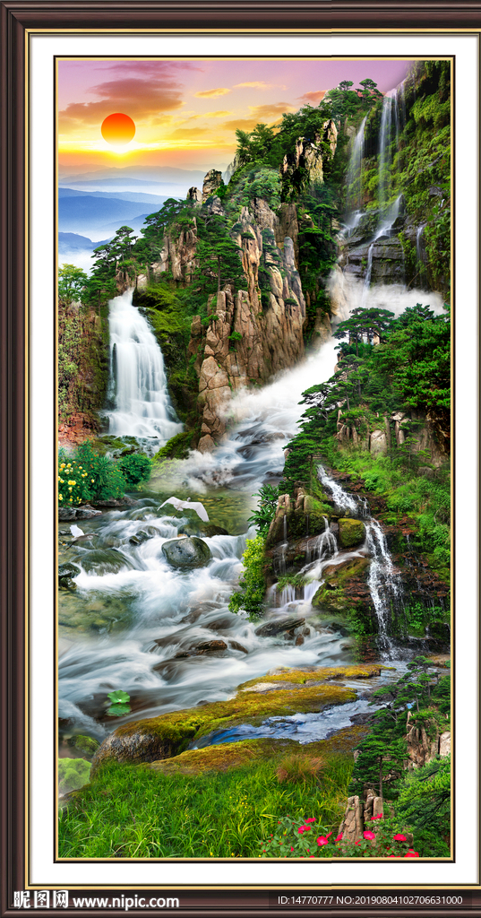 玄关山水画