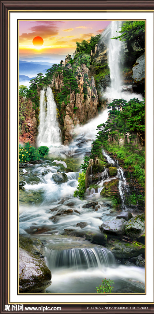 玄关山水画