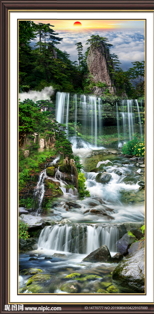 玄关山水画