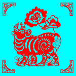 牛剪纸
