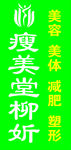 瘦美堂标志 柳妡标志