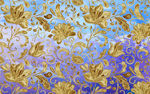 金色雕花
