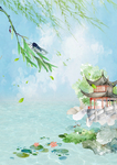 水彩中国风