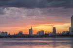 夕阳下的城市