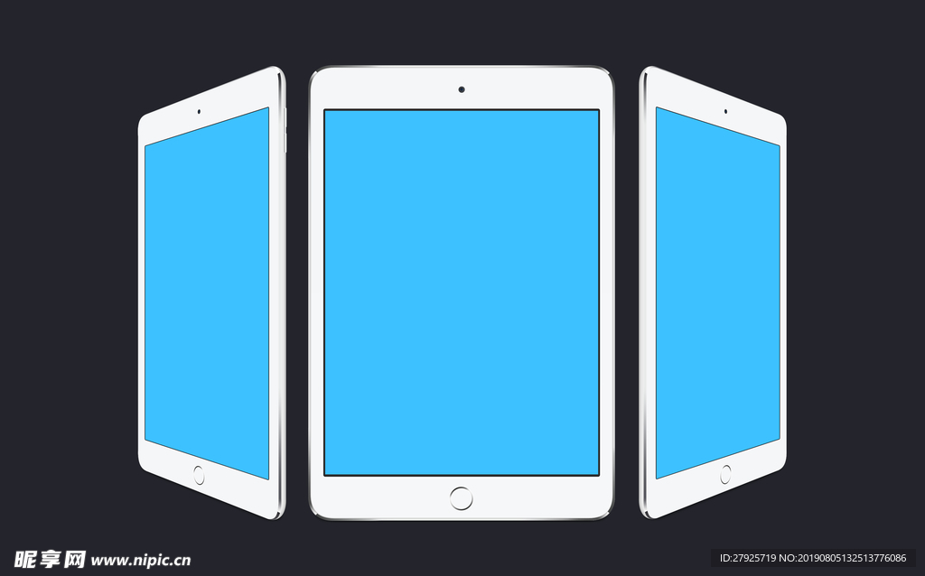 苹果平板电脑 样机 PSD 分