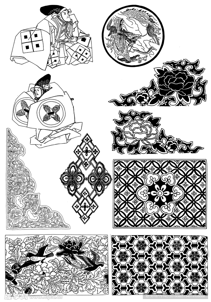 古典装饰花纹