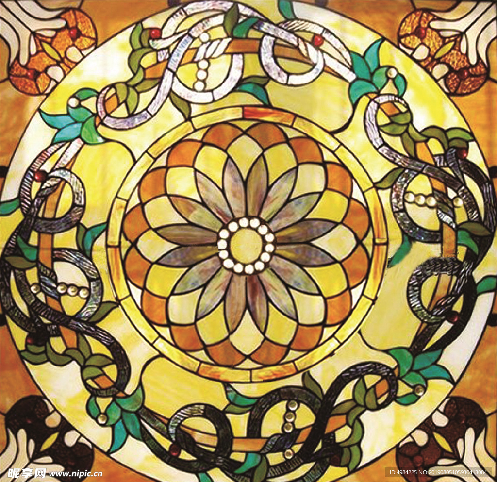 牛排馆艺术花纹