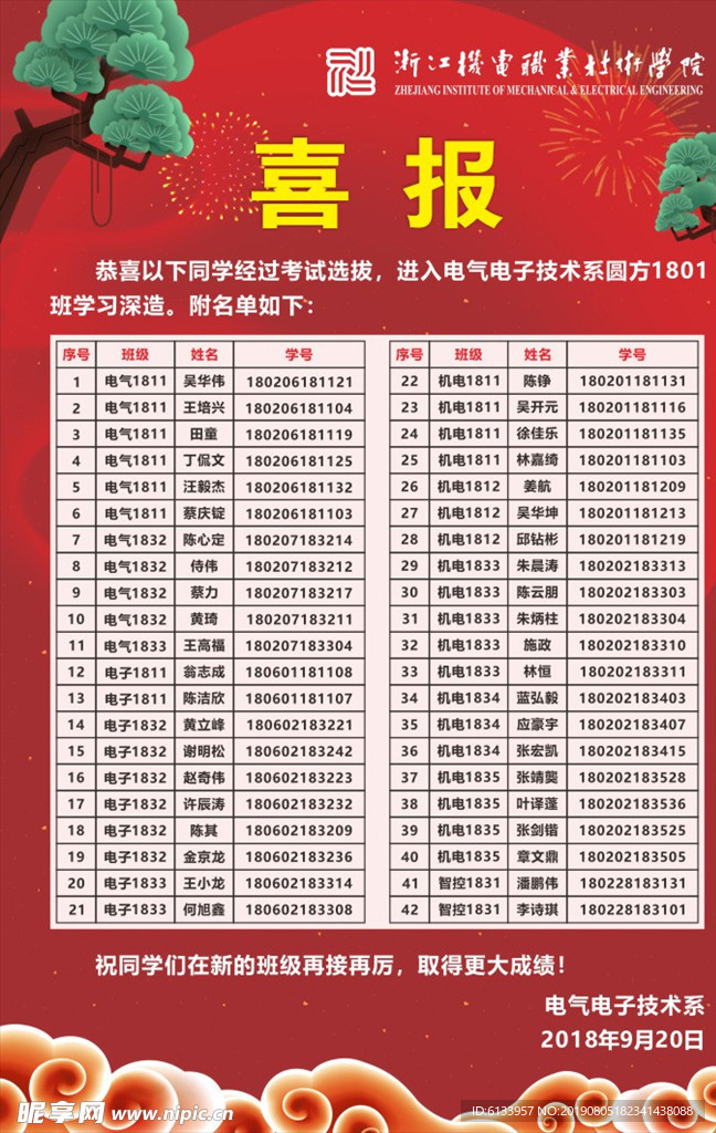 喜报