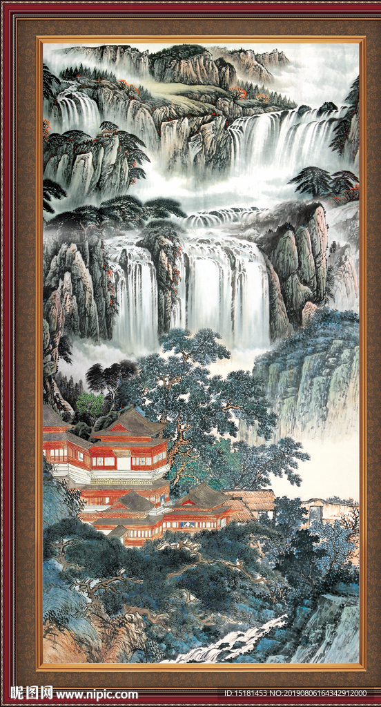 聚宝盆山水