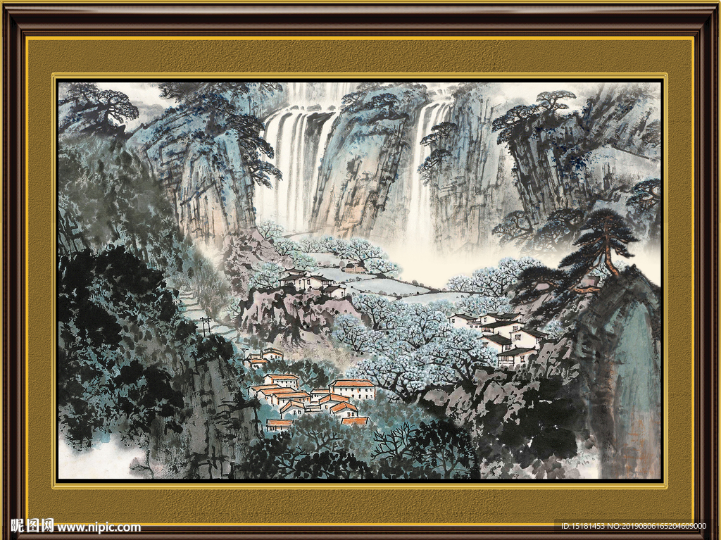 聚宝盆山水