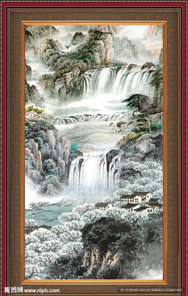 聚宝盆山水