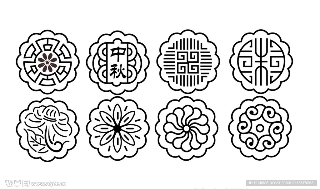 月饼花纹