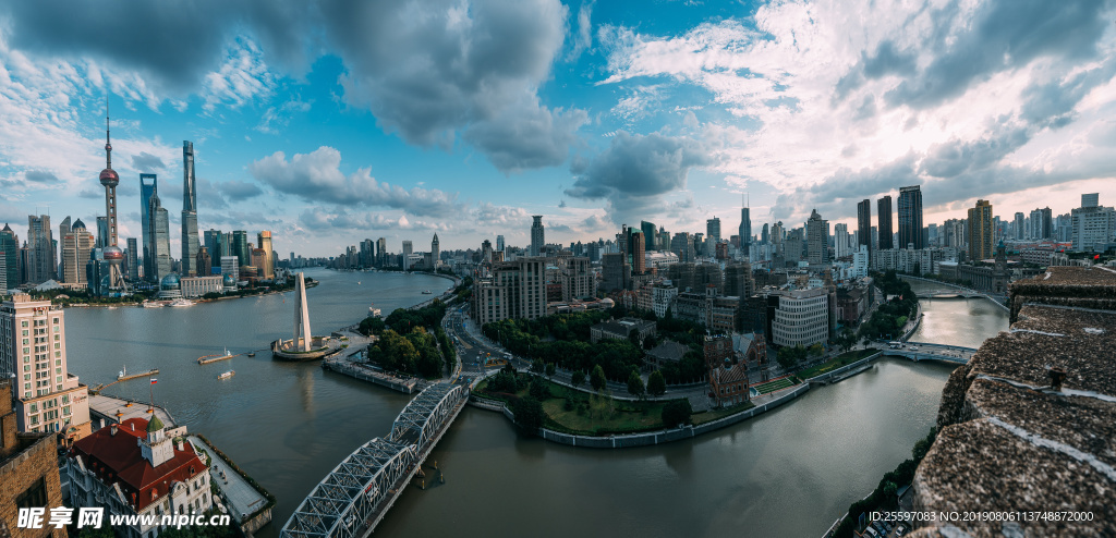 外滩陆家嘴全景