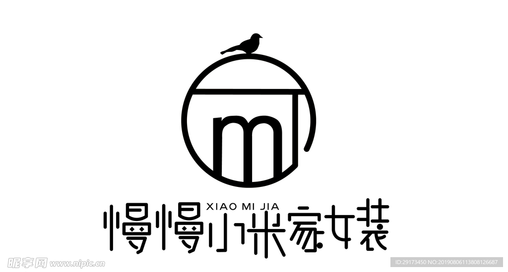 女装服装店LOGO图标
