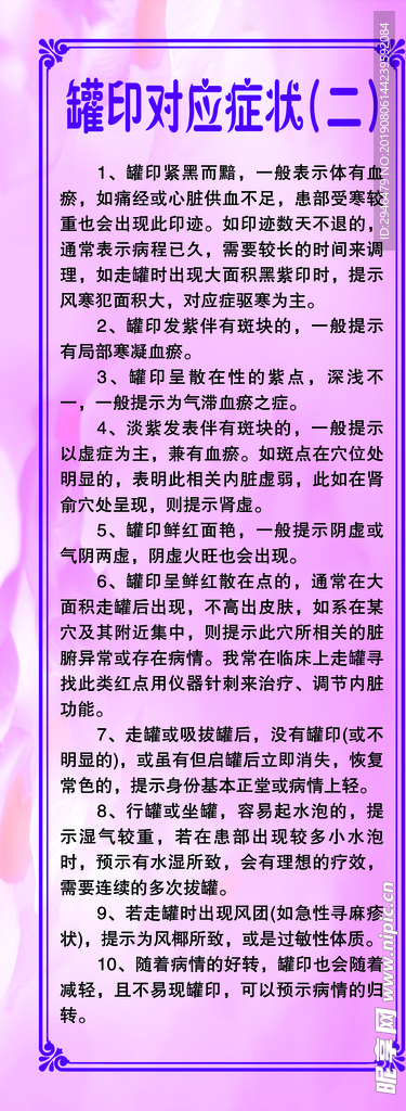 罐印对应症状