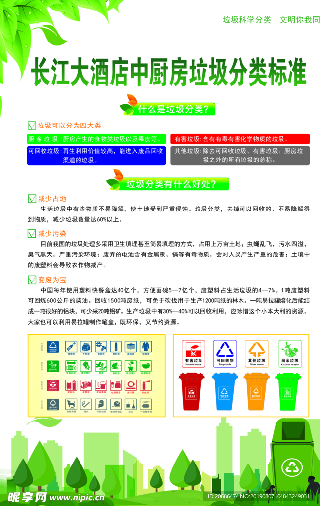 垃圾分类标准