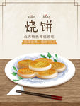 烧饼展板