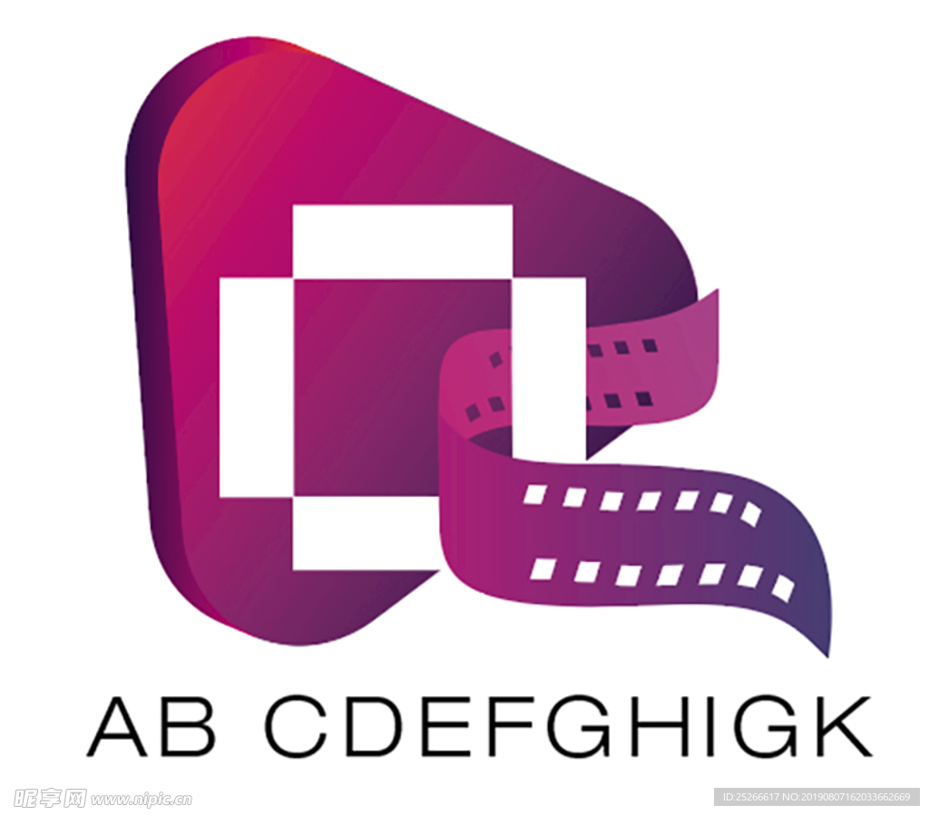 Q字母传媒logo