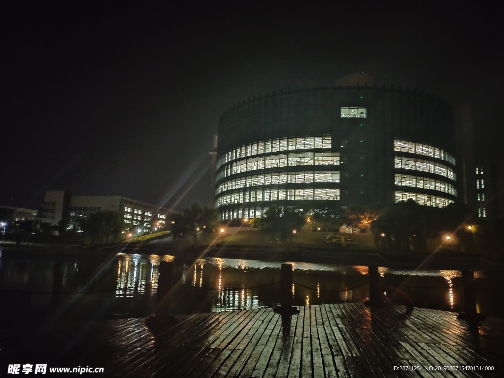 矿大的夜