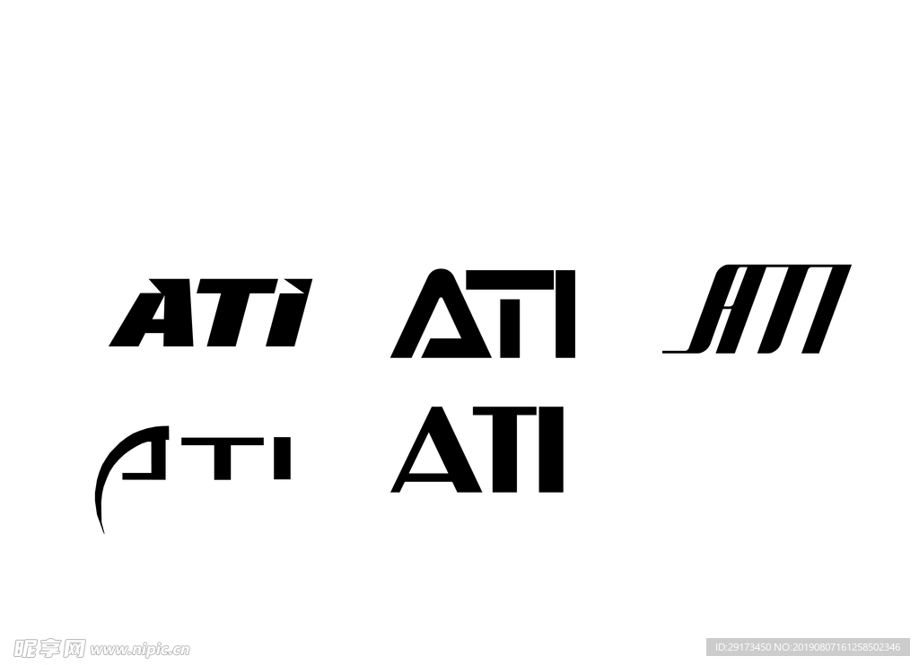 AIT英文字体设计