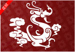 龙形花纹