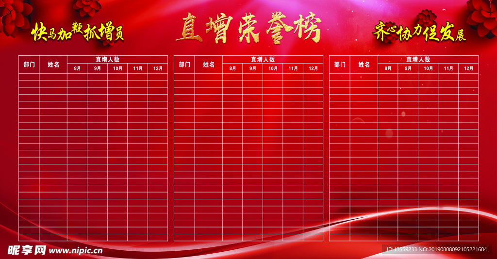 直增荣誉榜