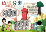 垃圾分类小报