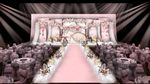 粉色新中式三生三世十里婚礼舞台