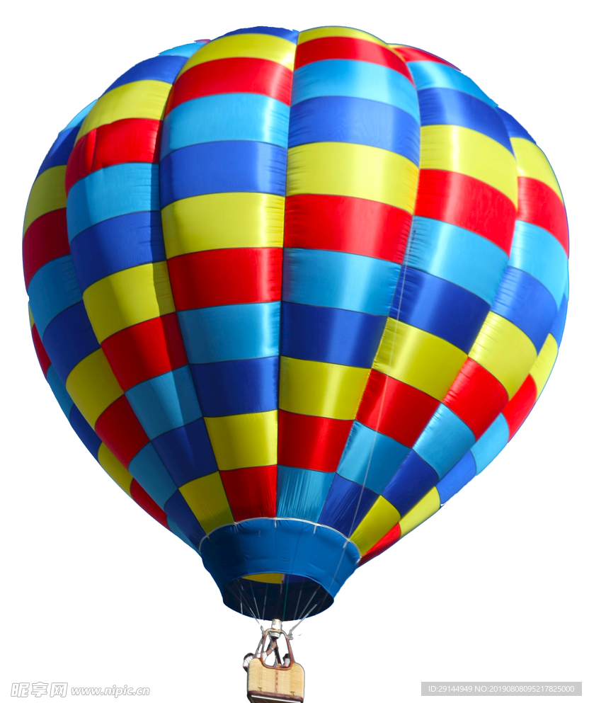 彩色热气球合成元素背景透明素材