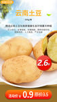 生鲜网络小海报设计云南土豆