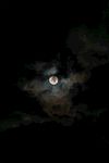 夜空中的月亮