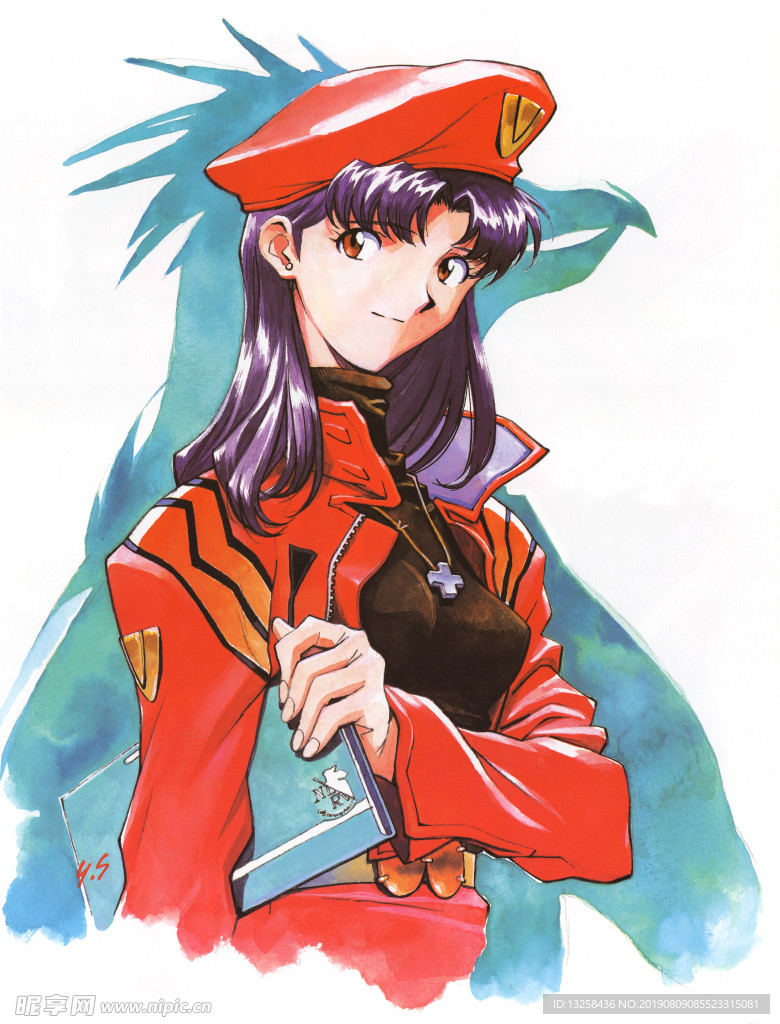女孩动漫人物插画背景