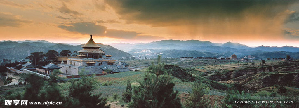 山林 大山 树林 郊区 蓝天