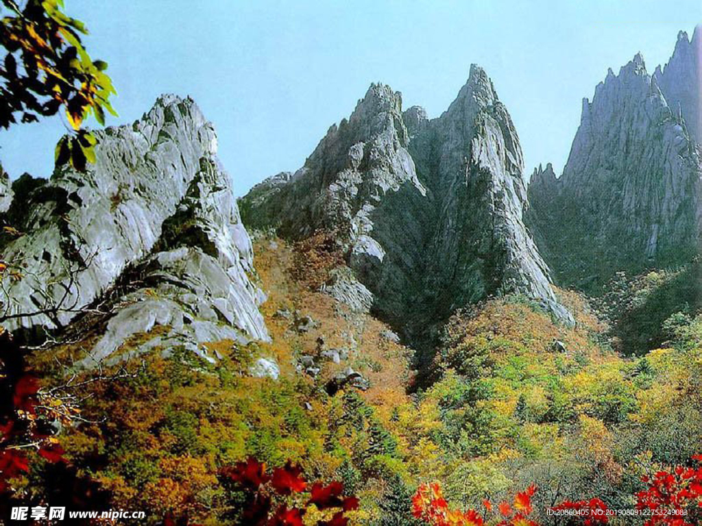 山林 大山 树林 郊区 蓝天