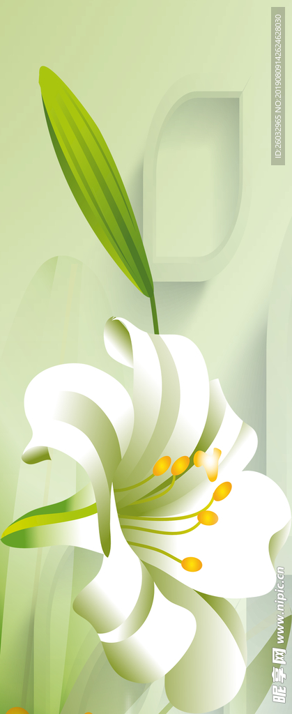 简约花卉