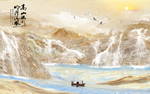 背景墙psd素材