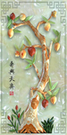 花开富贵装饰画背景墙psd素材