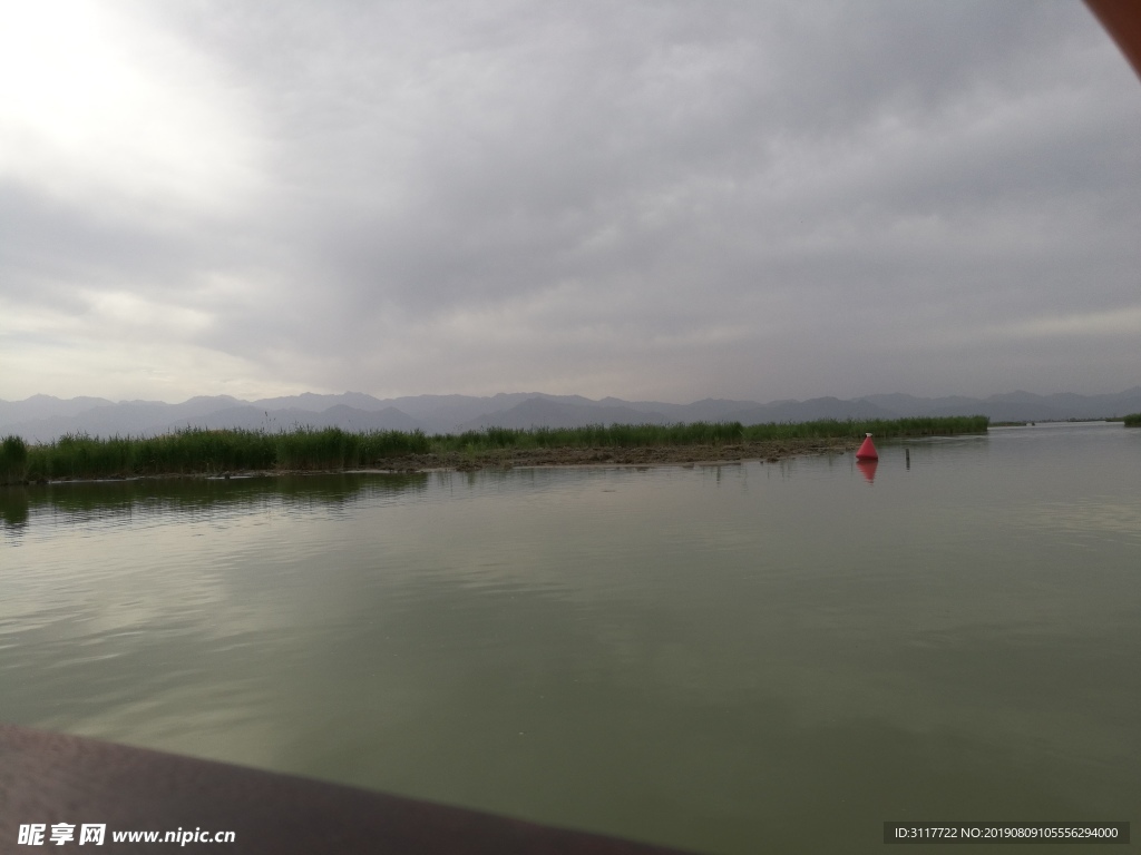 沙湖景  风景 湖景  沙漠