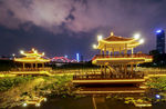深圳洪湖公园夜景