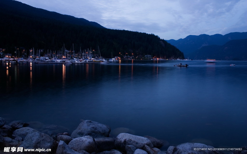 海上夜景