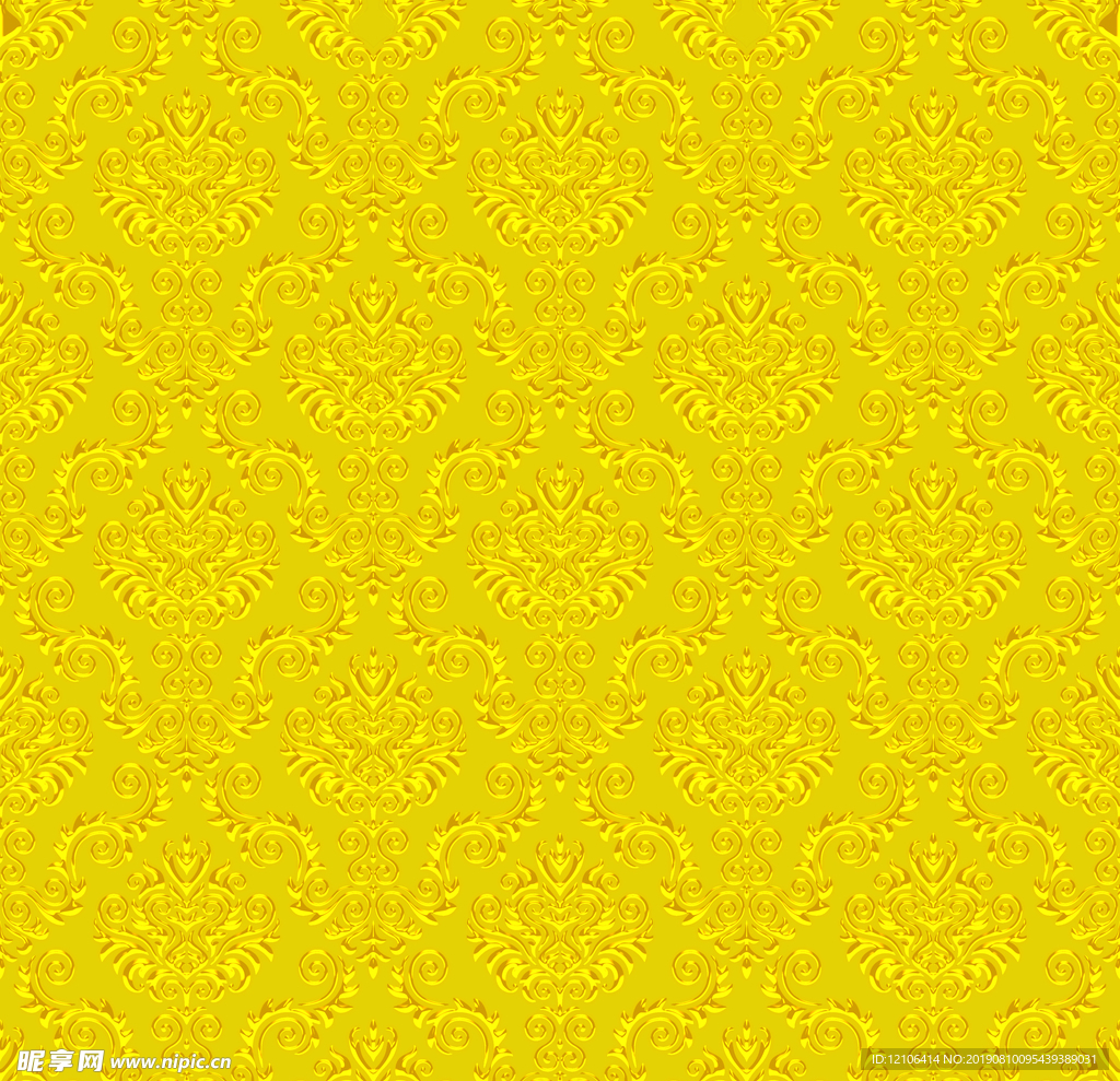 欧式花纹墙纸背景