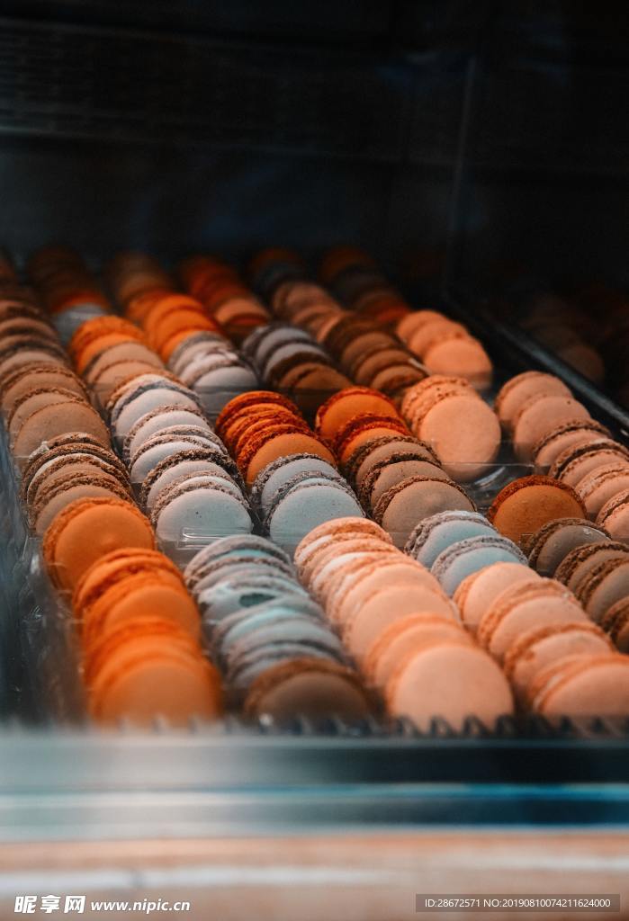 马卡龙 饼干 彩色饼干 食品