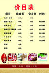 足浴店价格表