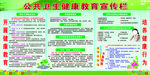 公共卫生健康教育宣传栏