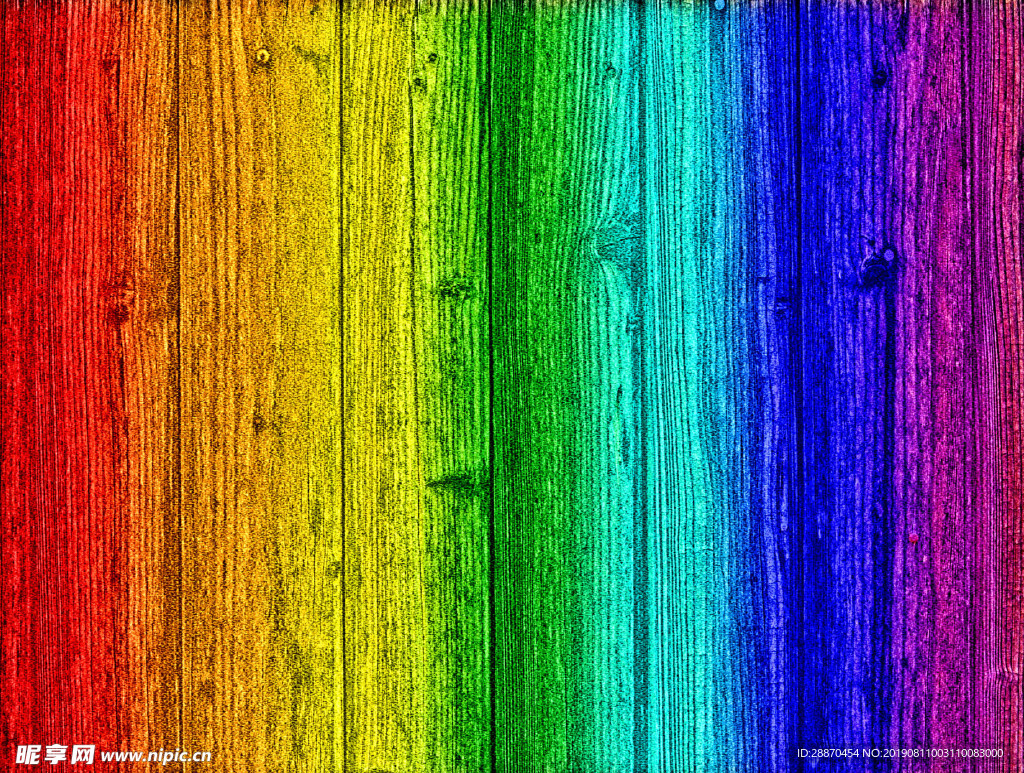 木头上的彩虹 - 背景