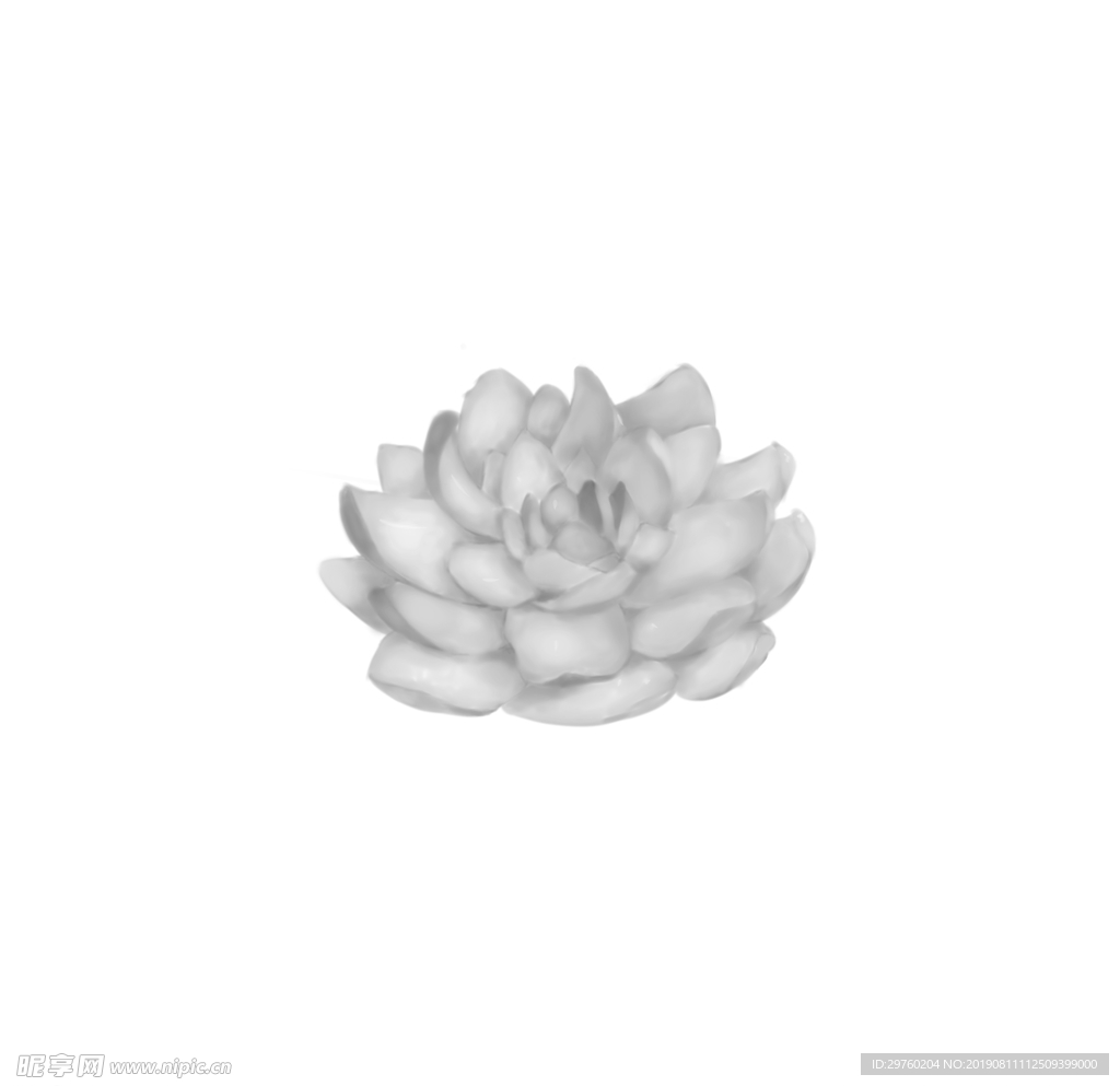 板绘莲花