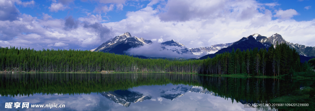 风景 全景图 山水 高山 湖泊