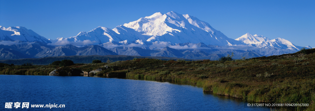 风景 全景图 山水 高山 湖泊