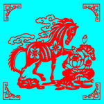 马剪纸