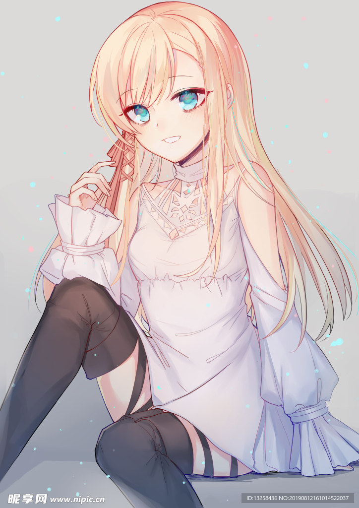 女孩卡通人物动漫插画